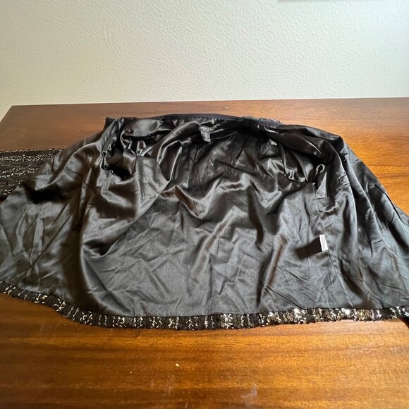 Christian Siriano Sequins Occasion Event NYE Bling Zip Jacket Party Medium - Picture 12 of 14